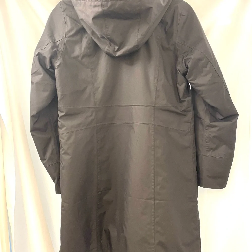 Eddie Bauer Black Trench Coat - Picture 2 of 11